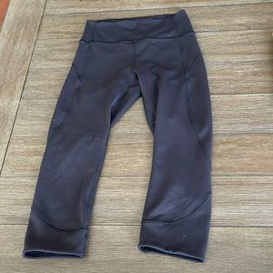 Lululemon capri high waisted leggings